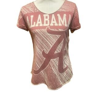 Ladies Alabama Size Small print T-shirt SEC AL Football Roll Tide Gameday